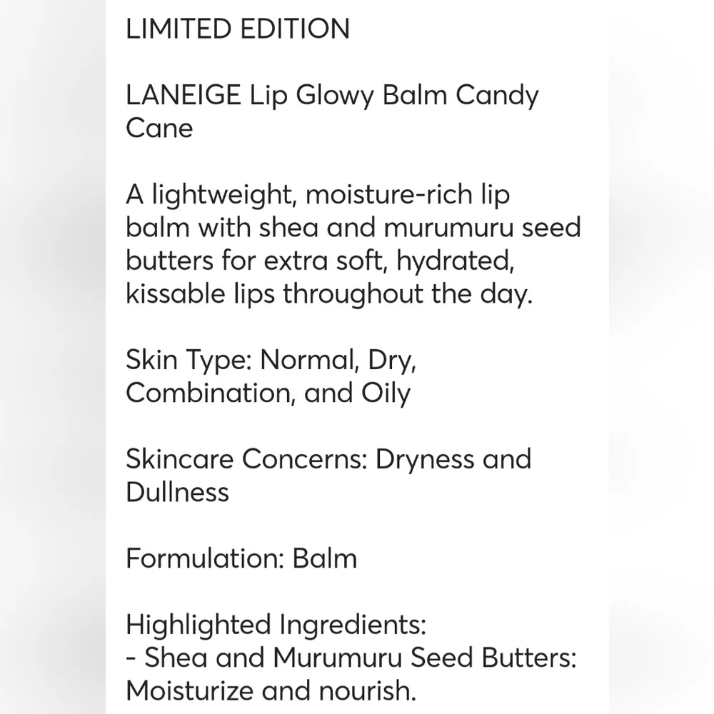 LANEIGE lip glowy